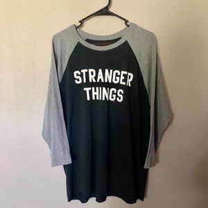 Stranger Things raglan tee